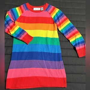 Kids knit sweater dress 🌈✨